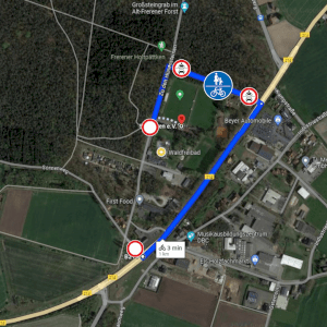 Zufahrt zum Waldstadion vom 06.-08. Mai gesperrt