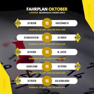 Ein grauer September für unsere 1 Senioren Mannschaft