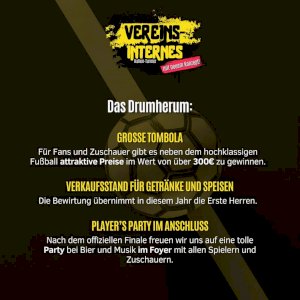 Anmeldung - Vereinsinternes Hallenturnier - ab jetzt!